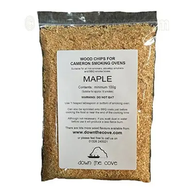 100g Maple Wood Dust for Hot or Cold Smokers/Smoking Ovens