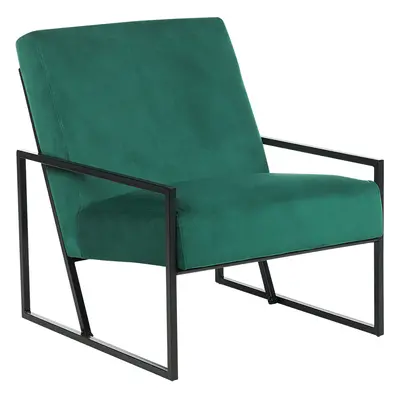 Armchair DELARY Velvet Emerald Green