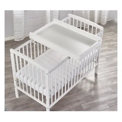 Sydney White Cot Top Changer | Solid Pine Wood | W51cm x L86cm x H10cm