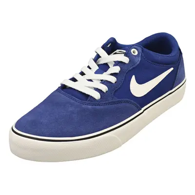 (12) Nike SB Chron Mens Casual Trainers in Blue White