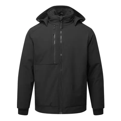 (Black, M) Portwest WX2 Eco Insulated Softshell Jacket (2L)