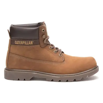 (Dark Beige, UK 8) Caterpillar Colorado 2.0 Mens Wide Fit Brown Cat Desert Ankle Boots Size