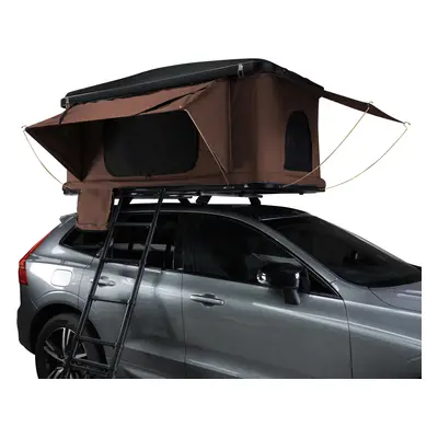 Brown Car Roof Tent Large Hard Shell Pop Up Shelter Camping Person