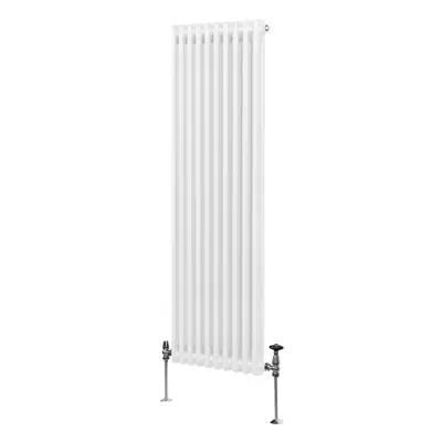 (1800mm x 472mm, White) Traditional Column Radiator Heater