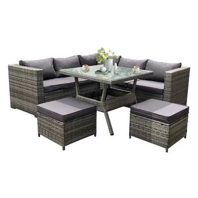 BillyOh Milan Seater Rattan Corner Sofa Set