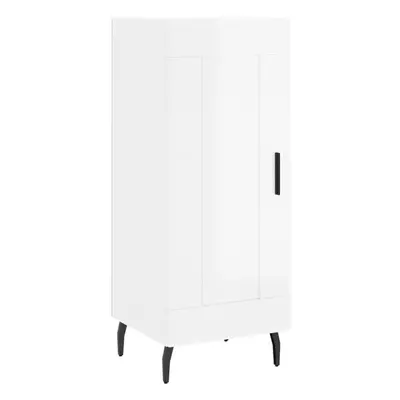 (high gloss white) vidaXL Sideboard Storage Cabinet Side Cabinet Cupboard White Engineered Wood