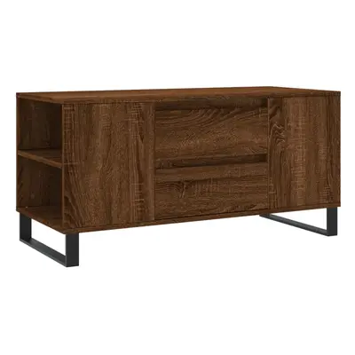 (brown oak) vidaXL Coffee Table Side Table End Accent Telephone Sofa Table Engineered Wood