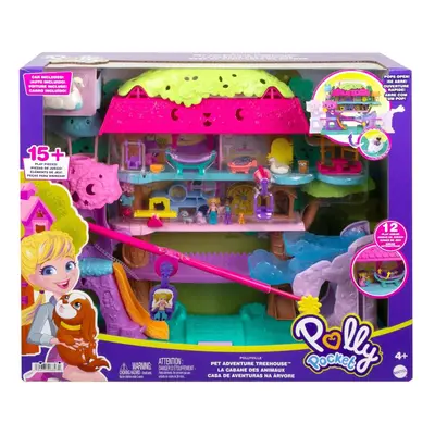 Polly Pocket Pollyville Pet Adventure Treehouse Playset