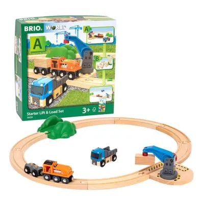 Brio World Lift And Load Wooden Railway Starter Set A