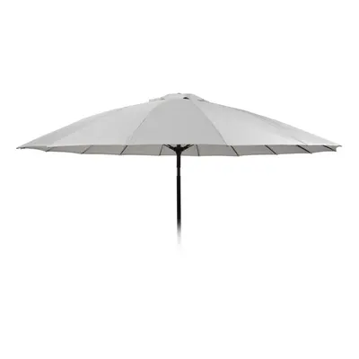 (Light Grey) 270cm Diameter Large Parasol Umbrella & Tilt Pole