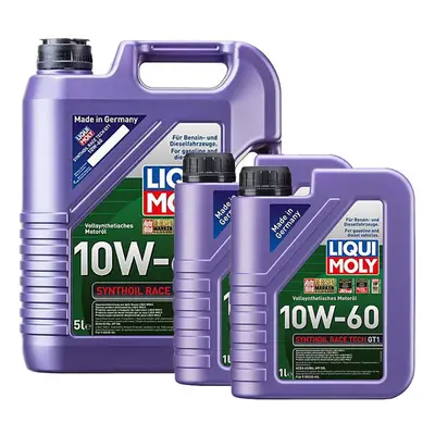 Liqui Moly 10W-60 Fully Synthetic Engine Oil Synthoil Race Tech Gt1 7L