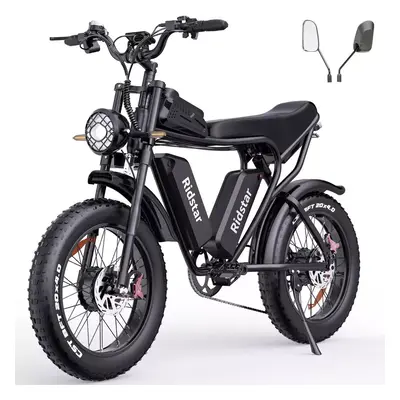 Ridstar Q20 Pro 2000W, 52V, 40AH 20"Fat Tire Dual Motor Electric Bike