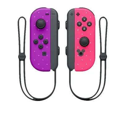 (Purple Pink) Wireless Joy Pair Controller Compatible For Switch, OLED, Lite Gamepad Joystick Re