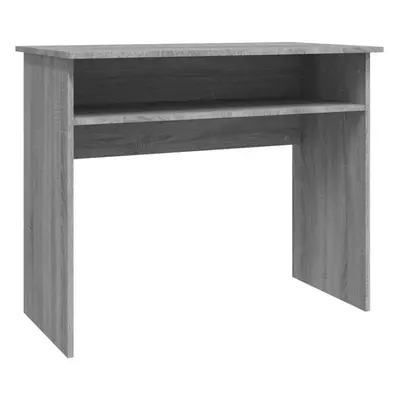 (Grey sonoma) vidaXL Desk Bedroom Office Desk Work Corner Table Study Desk Engineered Wood