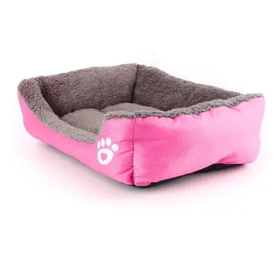 (Rose) Pet Puppy Kennels Beds Mat Houses Doghouse Warm Soft Pad Blanke