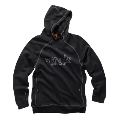 (2XL) Mens Safety & Workwear Trade Hoodie Black