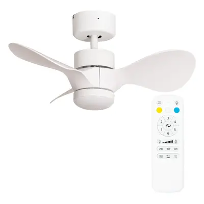 ValueLights Inch Integrated LED Ceiling Fan with Remote Control, Blades, Timer and Speed Functio