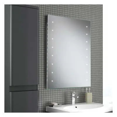 Portrait Steam Free Mirror With LED Dot Illumination X 500mm