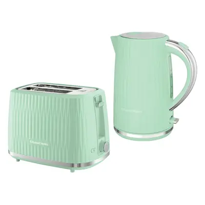 Russell Hobbs Eden Pistachio Green Kettle & Slice Toaster Set