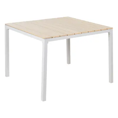 Garden Table Synthetic Material Beige PRATO