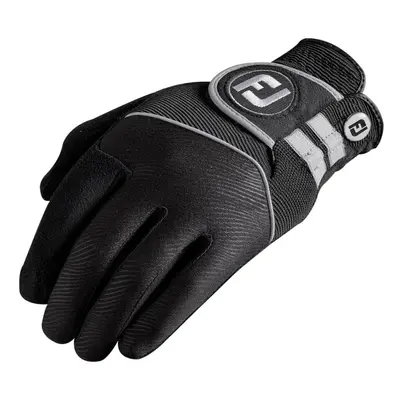 FootJoy RainGrip Men's Golf Gloves Pair,Black,S