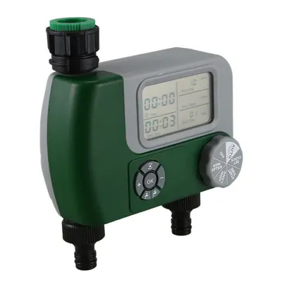 Dual interface watering timer device smart large screen digital display irrigation tool