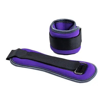 (Purple, 0.5kg) Adjustable Body Building Resistance Bands Ankle Buckle Gym Thigh Leg Power Weigh