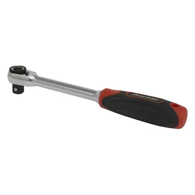 72-Tooth Compact Head Ratchet Wrench - 3/8" Sq Drive - Flip Reverse - Soft Grip