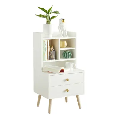 SoBuy FBT100-W Bedside Table Nightstand Side Table End Table