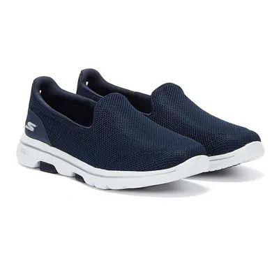 Skechers Go Walk Womens Walking Shoes in Navy White - UK