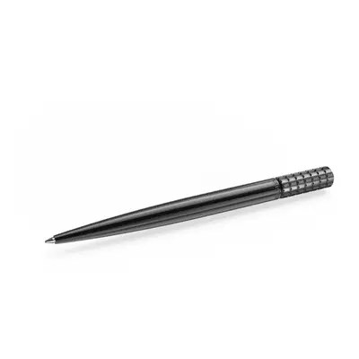 Swarovski Ballpoint Silver Tone Black Lacquered Pen