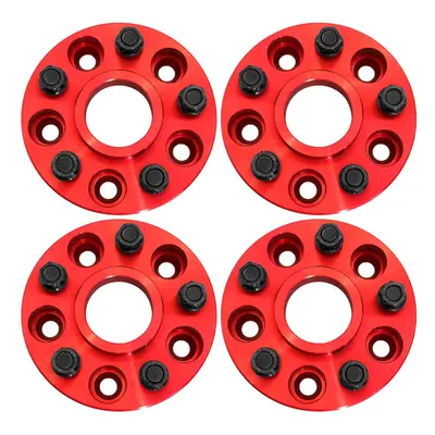 WINCHMAX 30mm Wheel Spacers to fit Land Rover Discovery MK3 & MK4, Range Rover MK3 & MK4. RED T3