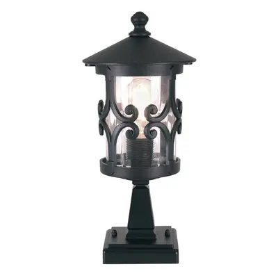 IP23 Bulb Wall Ground Pedestal Black LED E27 100W