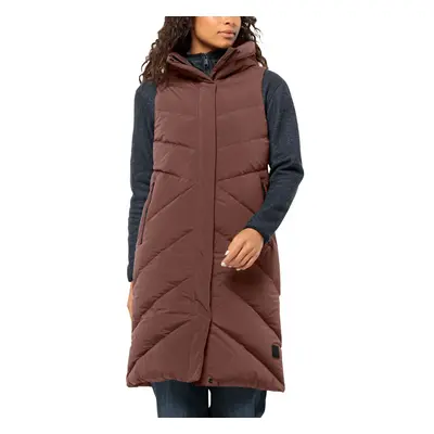 (M, Wild Ginger) Jack Wolfskin Womens Marienplatz Padded Water Repellent Bodywarmer Gilet