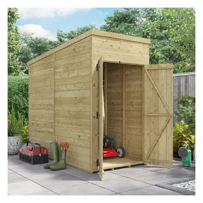 (4x8 Windowless, 15mm) BillyOh Switch Tongue and Groove Pent Shed