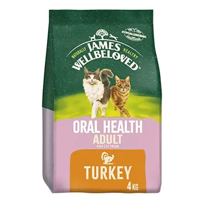 James Wellbeloved Adult Oral Health Turkey kg Bag, Hypoallergenic Dry Cat Food