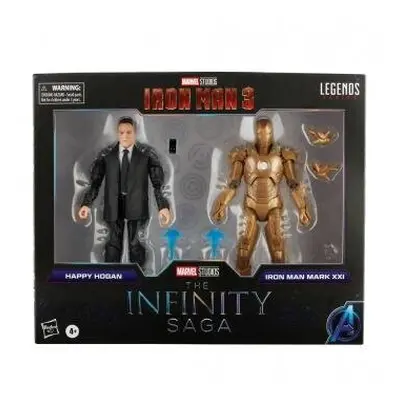 Hasbro Marvel Legends Series 6-Inch Happy Hogan And Iron Man Mark XXI