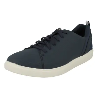 (UK 7, Navy (Blue)) Mens Clarks Casual Trainers Step Verve Lo - G Fit