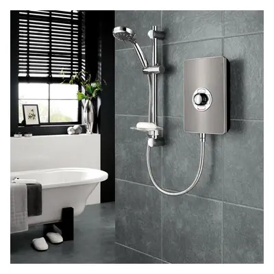 Triton Aspirante 9.5kW Electric Shower Gun Metal Effect Spray ASP09GUNMTL