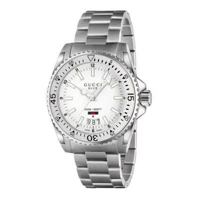 Gucci Dive Men's Watch White Dial YA136302