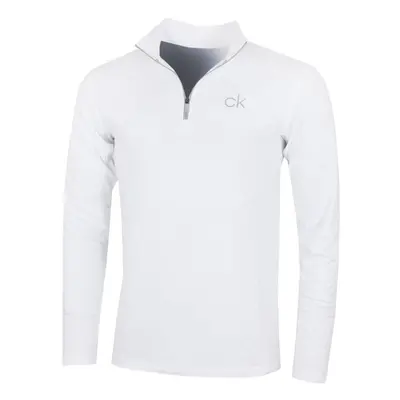 (2XL, White) Calvin Klein Golf Mens Newport HZ Lightweight Sweater