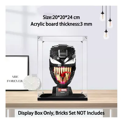 (B) For Lego Acrylic Display Case Venom Display Box for Models Collectables (Model NOT Includes)