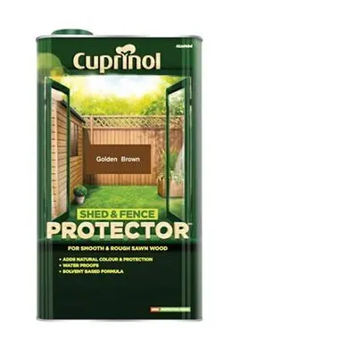 Cuprinol Shed & Fence Protector Gold Brown Litre