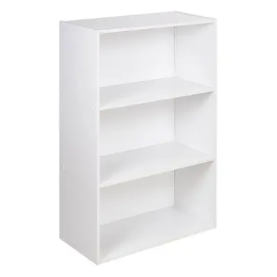 (White) Tier Wide | Bookcase