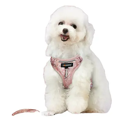 () Harness and Leash Sets Adjustable Lengths Reflective Design Breathable Mesh Dog Collar for Sm