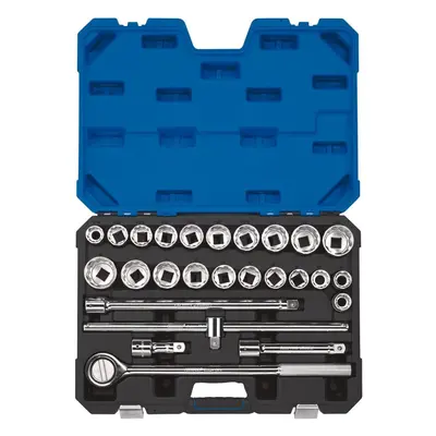 Combined MM/AF Socket Set, 3/4"" Sq. Dr. (26 Piece)