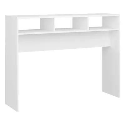 vidaXL Console Table White Engineered Wood Accent Couch End Side Hall Table