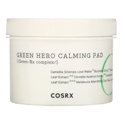 Cosrx, One Step Green Hero Calming Pad, Pads