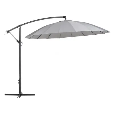 Cantilever Garden Parasol 2.68 m Dark Grey CALABRIA II