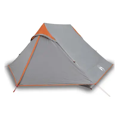 (grey) vidaXL Camping Tent 2-Person Lightweight Tent Dome Tent Fabric Waterproof